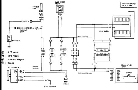 nissan  alternator wiring pictures wiring diagram sample