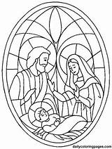 Nativity sketch template