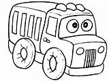 Coloring Truck Pages Printable Kids Popular sketch template