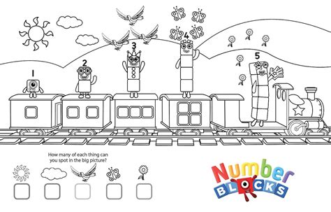 numberblocks coloring pages printable coloring pages  kids