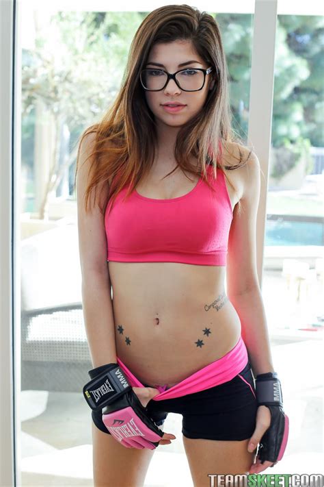 ava taylor gets nailed in boxing gloves and sports bra team skeet 16 pictures