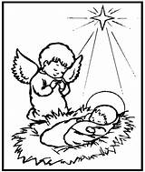 Natal Anjos Bible Pintar Bijbel Kerstverhaal Nativity Manger Anjinho Avvento Anjinhos sketch template