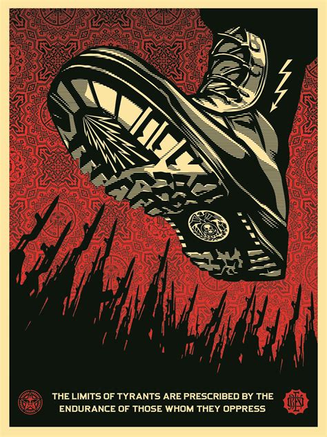 tyrant boot poster obey giant