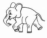 Elephant Coloring Pages Cute Baby Colouring Printable Piggie Elephants Kids Cartoon Gerald Drawing Sheets Cessna Batman Color Getdrawings Getcolorings Comments sketch template