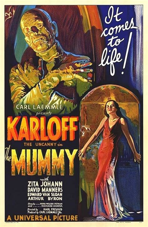 The Mummy Classic Horror Movies Posters Mummy Movie