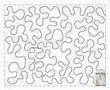 Quilting Pantograph sketch template