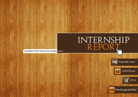 internship report journal  behance