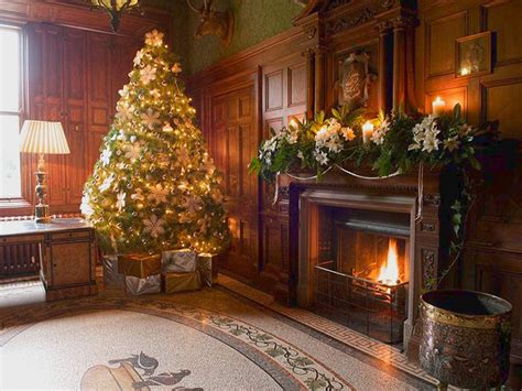 Christmas Decorations Inspiration English Country House Scene Therapy