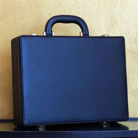 hand crafted italian leather attache case  mkn italy llc custommadecom
