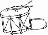 Drums Instrumentos Musikinstrumente Musicales Tambor Colorir Musik Tamborim Malvorlagen Clipartmag Getdrawings sketch template