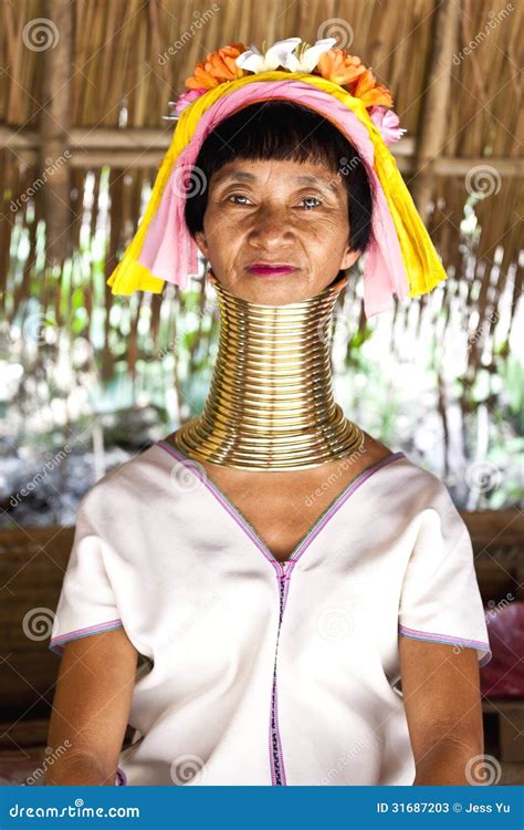 long neck woman  thailand editorial stock photo image  poor