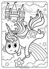 Unicorn Uni Crayola Colouring Coloringoo Kitty Unicorns sketch template