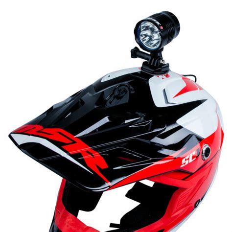 tusk led helmet light kit  light  batteries motorcycle dirt bike  color ebay