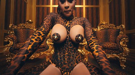Cardi B Topless In Her New Music Video WAP Photos