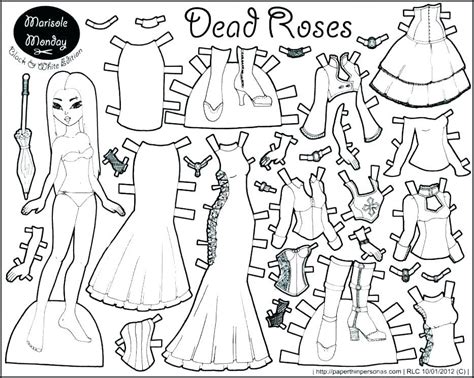barbie paper doll coloring pages  coloring pages