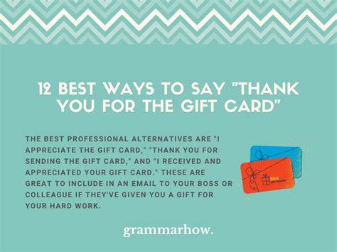 12 Best Ways To Say Thank You For The T Card