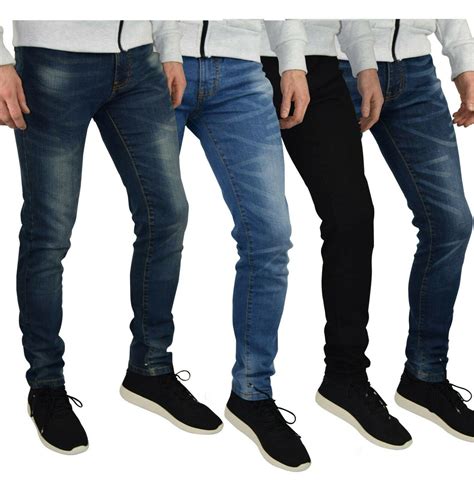 mens slim fit stretch jeans comfy fashionable super flex denim krezicart