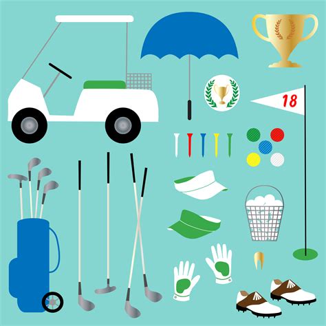 golf clipart  vector art  vecteezy