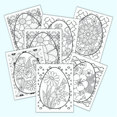 printable easter coloring pages  adults donnaugusta