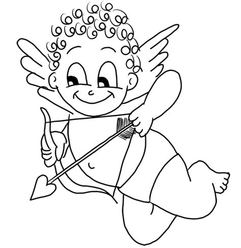 cupid coloring page coloring book  coloring pages