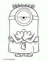 Minion Coloring Minions Pages Stuart Colouring Egyptian Para Valentine Shabbat Printable Clipart Print Color Movie Kids Sheets Enjoy Getcolorings Library sketch template