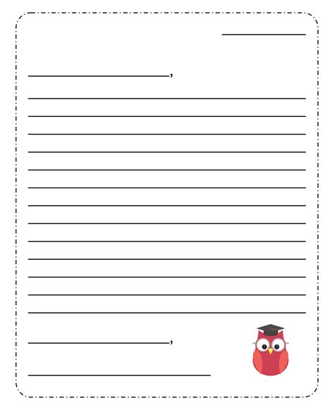 letter template printable