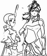 Coloring Aang Avatar Korra Wecoloringpage Pages sketch template