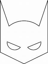 Batman Mask Coloring Super Superheroes Hero Drawing Pages Wecoloringpage Clipartmag sketch template