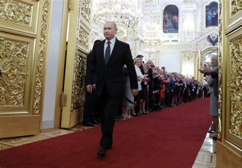 In Pictures Putin Takes Russian Presidency For His Next Six Years