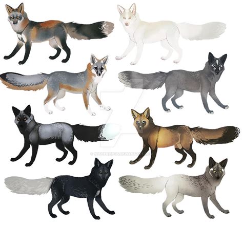 fox colors ii  witherlings  deviantart