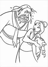 Mulan sketch template
