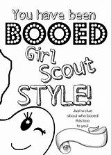 Scout Scouts Promise Boo Daisy Brownie Brownies Pfadfinderin Booed Troop Clipart Ausmalbilder Petal sketch template