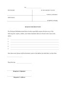 request  discovery discovery legal forms request