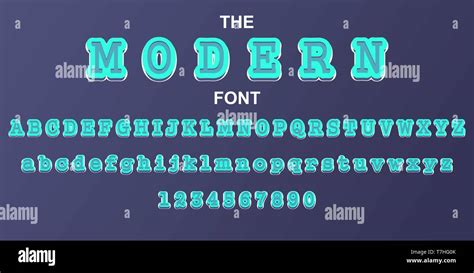 modern alphabet fonts  numbers typography   vector psd  stock image