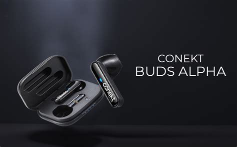 conekt buds alpha bluetooth  wireless earpods  charging case white amazonin