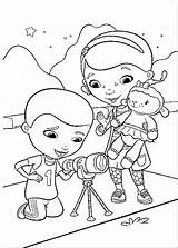 Halloween Doc Mcstuffins Pages Coloring Getcolorings sketch template