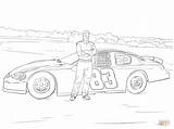 Coloring Dale Earnhardt Car Pages Jr Drawing Nascar F1 Toyota His Printable Aston Martin Racing Color Sketch Race Getcolorings Disaster sketch template