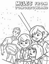 Coloring Pages Miles Tomorrowland sketch template