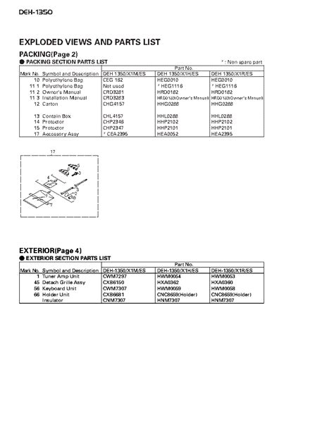 pioneer deh  crt supplement service manual  schematics eeprom repair info