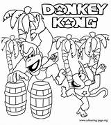 Kong Donkey Coloring Pages Diddy King Printable Mario Print Kids Sheets Coloringhome Don Country Super Jungle Popular Colouring Color Donkeys sketch template