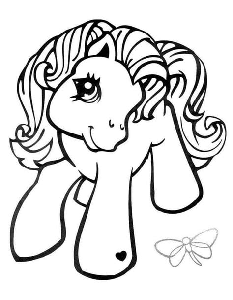 pony coloring pages  kindergarten   pony