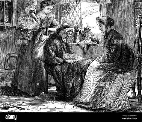 Illustration Depicting A Mother And Daughter In Law Mourning Their Loss
