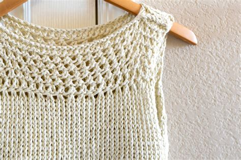 Summer Vacation Knit Top Pattern Mama In A Stitch