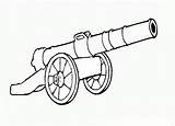 Coloring Cannons Color sketch template