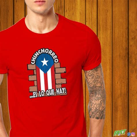 chinchorreo es lo que hay camiseta puerto rico frases bandera etsy