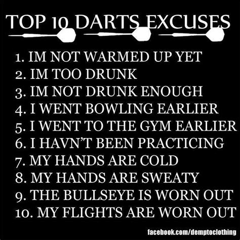 top  darts excuses darts play darts    gym