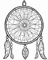 Coloring Pages Native Dream American Catcher Printable Dreamcatcher Adult Wolf Line Symbols Animal Drawing Catchers Color Southwest Books Girl Simple sketch template