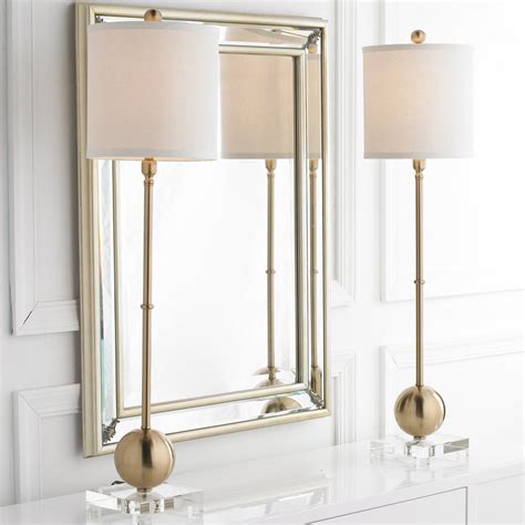 tall console table lamps buy products   ore international floral touch lamp white