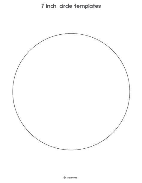 circle template  printable circle templates    diy project
