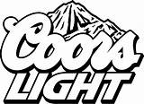 Coors sketch template